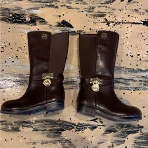 Micheal Kors brown boot toddlers
